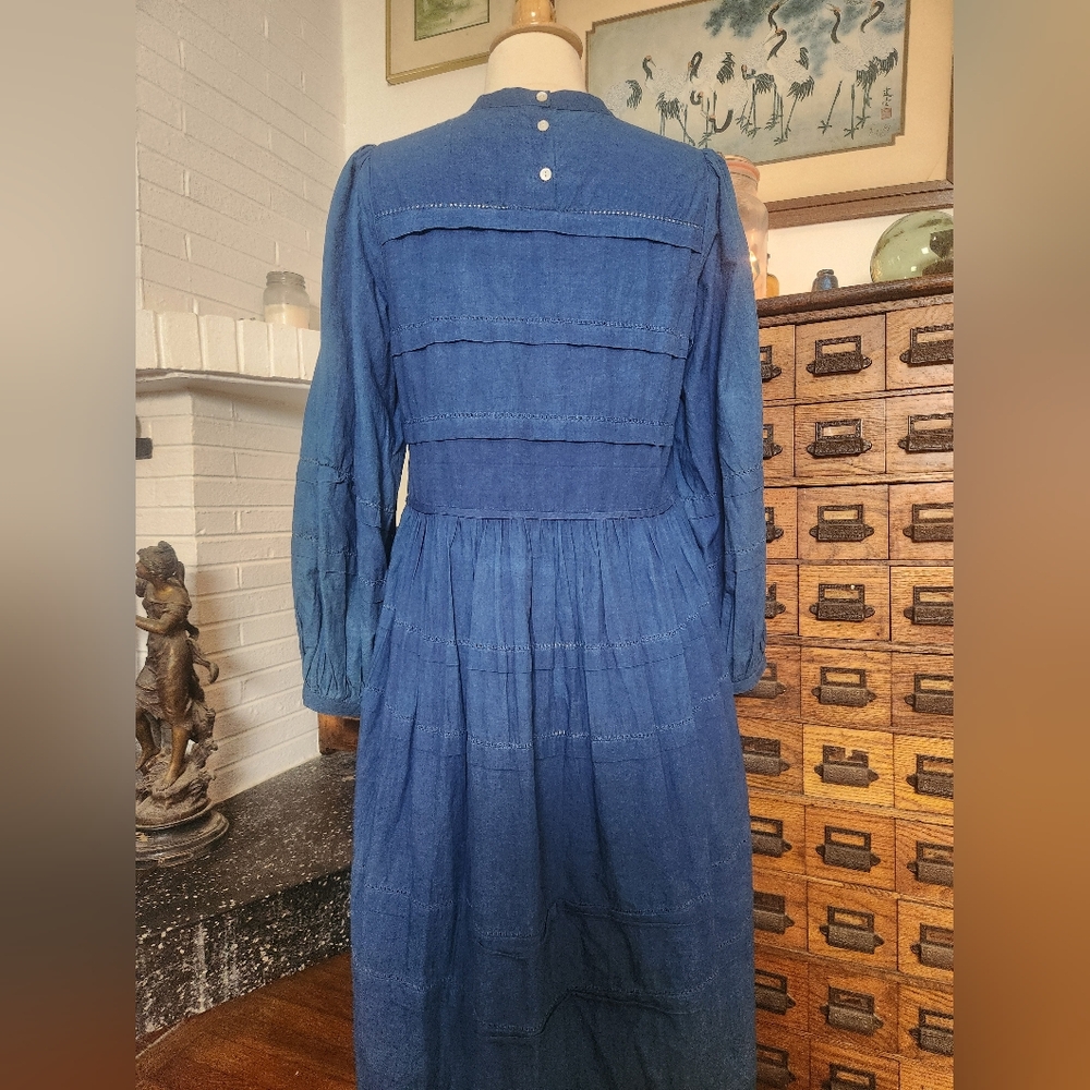 Christy Dawn Indigo Midi Dress - Picture 11 of 15